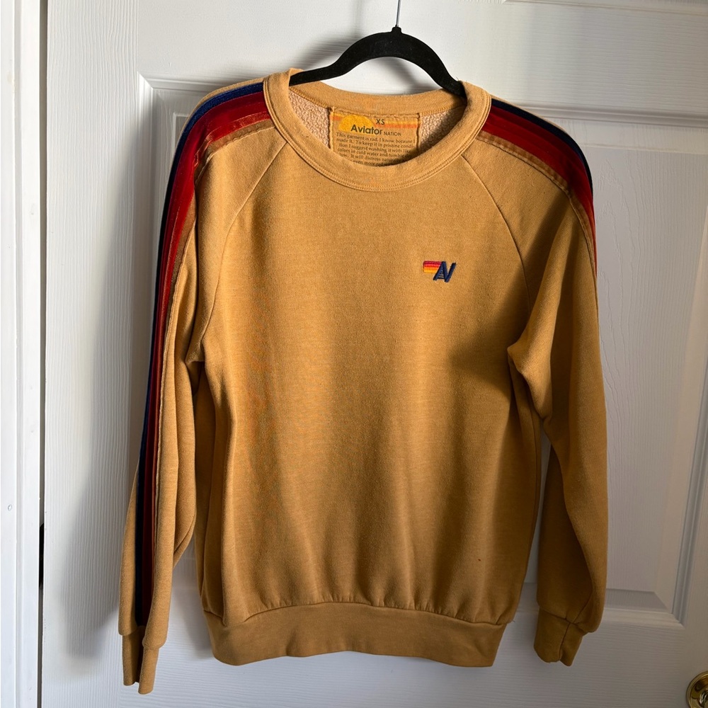🌈 Rare Aviator Nation Classic w/ Velvet Stripes - Picture 4 of 8